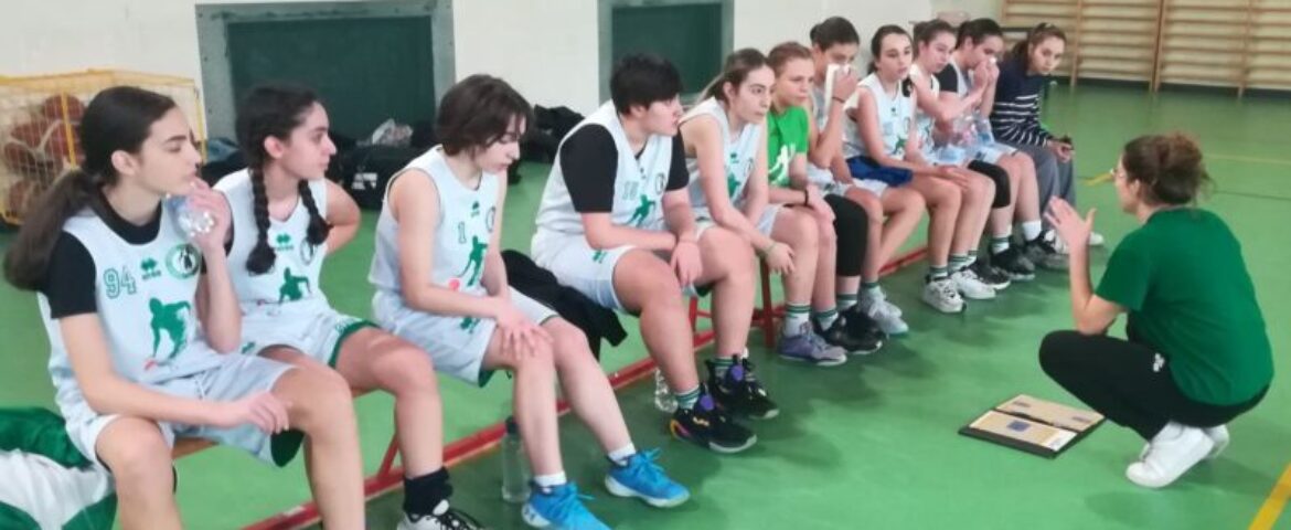 sconfitta di misura per u15 femminile